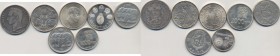 Lotto di sette monete in argento come da foto
MB-BB