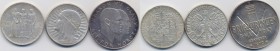 Lotto di tre monete in argento come da foto
SPL