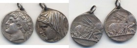 Teatro Greco di Siracusa – Lotto di due medaglie 1924
SPL