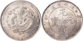 CHINA. Kiangnan. 7 Mace 2 Candareens (Dollar), CD (1903)-HAH. Nanking Mint. Kuang-hsu (Guangxu). NGC MS-62.
L&M-251; K-96; KM-Y-145A.10; WS-0851. Var...