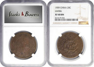 CHINA. Trio of 20 Cash (3 Pieces), 1903-09. All NGC Certified.
1) ND (1903-17). Kuang-hsu (Guangxu). NGC EF-45 Brown. CL-HB.08; KM-Y-5; CCC-592. 2) C...