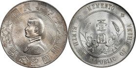 (t) CHINA. Dollar, ND (1927). PCGS MS-63.
L&M-49; K-608; KM-Y-318A; WS-0160. High six-pointed stars variety.

Estimate: $400.00 - $600.00