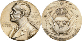 SWEDEN. Nobel Nominating Committee for Science Gilt Silver Medal, ND (1990's). Royal Swedish (Eskilstuna) Mint. PCGS SPECIMEN-65.
Ehrensvard-21.

E...