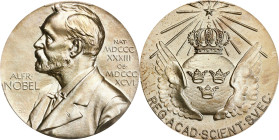 SWEDEN. Nobel Nominating Committee for Science Gilt Silver Medal, "V10" (1995). Royal Swedish (Eskilstuna) Mint. PCGS SPECIMEN-67.
Ehrensvard-21.

...