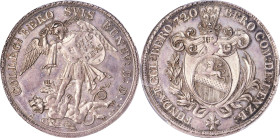 SWITZERLAND. Deromunster. 1/2 Taler, 1720. PCGS MS-62.
KM-7.

Estimate: $600.00 - $900.00