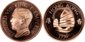 HONG KONG (SAR). INA Retro Fantasy Copper Crown, "1936" (1984). Edward VIII. PROOF-66 Red.
KMX-7D.

Estimate: $20.00 - $40.00