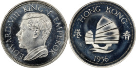 HONG KONG (SAR). Silver Fantasy Crown, "1936" (1984). Edward VIII. PCGS PROOF-64 Cameo.
Giordano-FM45C.

Estimate: $60.00 - $100.00