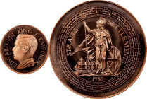 STRAITS SETTLEMENTS. Fantasy Copper Crown, "1936" (1984). Edward VIII. PCGS PROOF-66 Red.
cf. KMX-M1; Giordano-FM67. Not listed in KM in copper.

E...