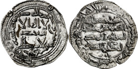 Emirato. AH 195. Al-Hakem I. Al Andalus. Dirhem. (V. 95) (Fro. 12). 2,65 g. EBC-.