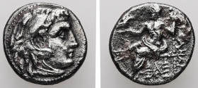 Kings of Macedon. Alexander III ‘the Great’, 336-323 BC. AR, Drachm. 4.01 g. - 16.80 mm. Magnesia ad Maeandrum, struck under Antigonos I Monophthalmos...