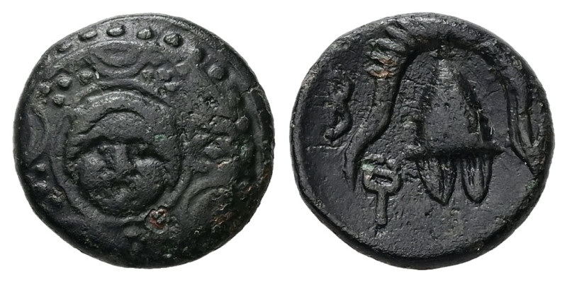 Kings of Macedon. Philip III Arrhidaios, 323-317 BC. AE. 3.37 g. - 15.46 mm. Sal...