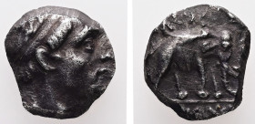Seleukid Kingdom. Antiochos III Megas 'the Great'. AR, Drachm. 3.05 g. - 14.47 mm. 222-187 BC. Uncertain mint, possibly Apameia on the Orontes.
Obv.: ...