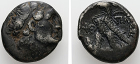 Ptolemaic Kings of Egypt. Cleopatra VII Thea Neotera & Ptolemy XV Caesarion, 44-30 BC. BI Tetradrachm. 12.99 g. - 24.39 mm. Alexandria mint. Dated RY ...