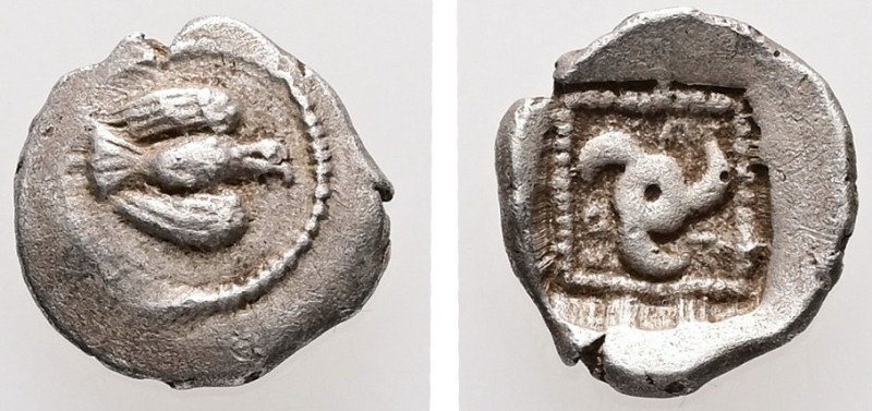 Dynasts of Lycia. Kuprilli. Circa 470/60-440/35 BC. AR, Obol. 0.54 g. - 9.36 mm....