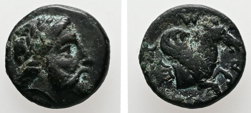 Mysia, Adramytion. Orontes, Satrap of Mysia, circa 357-352 BC. AE, 1.58 g. - 12....