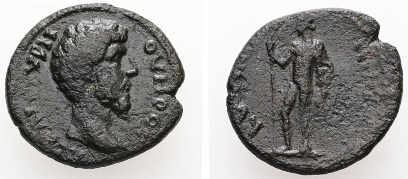 Mysia, Kyzikos. Lucius Verus, AD. 161-169. AE, 4.23 g. - 20.65 mm. ( AD. 161-165...