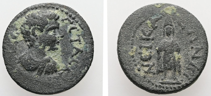 Lydia, Nicaea Cilbianorum (Cilbiani Inferiores). Geta as Caesar, AD 198-209. AE....