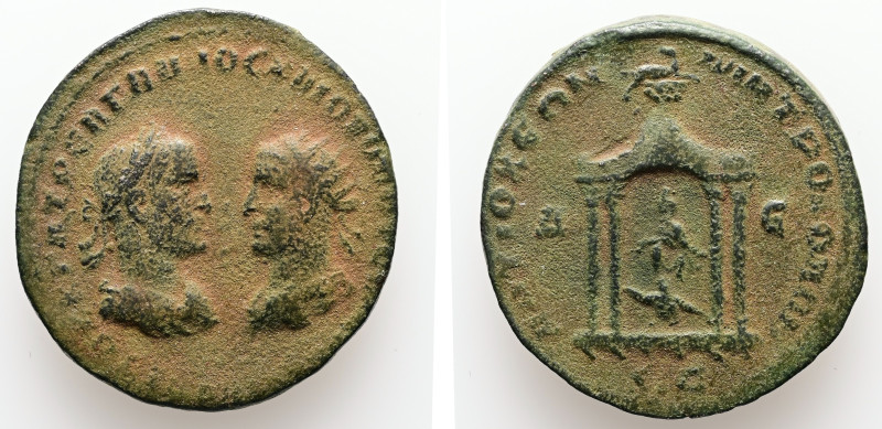 Syria, Antioch. Trebonianus Gallus, with Volusian, AD 251-253. AE. 20.52 g. 30.7...