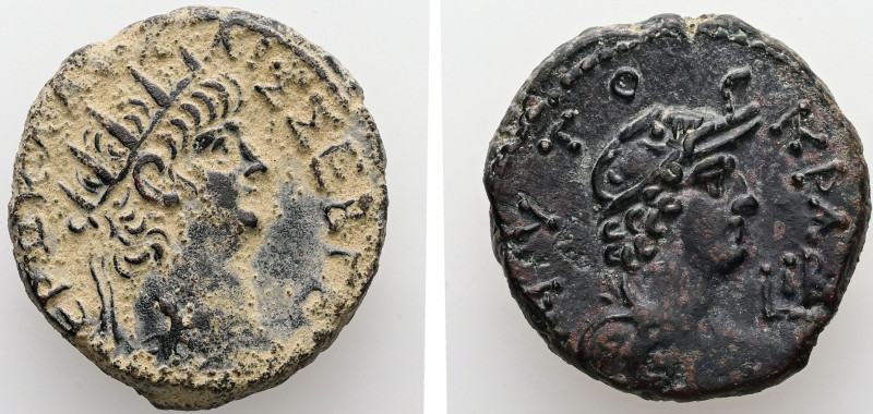 Egypt, Alexandria. Nero, AD 65/6. BL, Tetradrachm. 11.42 g. 23.37 mm.
Obv: [Ν]ΕΡ...