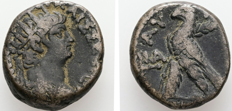 Egypt, Alexandria. Nero, AD 64/5. BL, Tetradrachm. 14.12 g. 22.91 mm.
Obv: [ΝΕΡΩ...