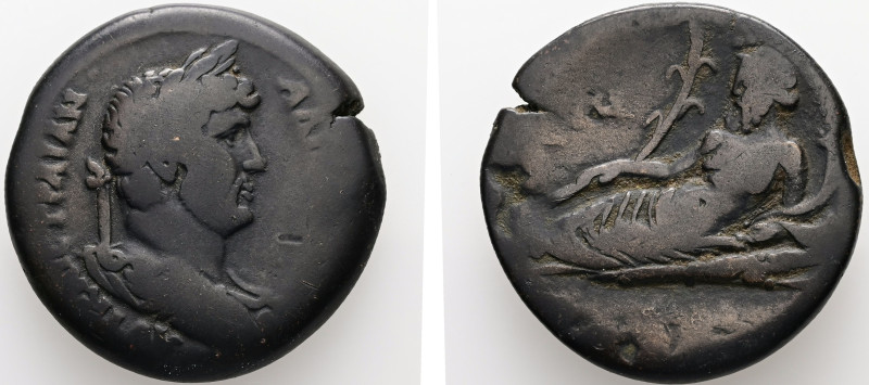 Egypt, Alexandria. Hadrian, AD 132/3. BL, Drachm. 23.82 g. 32.89 mm.
Obv: ΑΥΤ Κ...