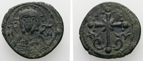 Anonymous Follis, Class I. Nicephorus III Botaniates, AD 1078-1081. AE, Follis. 4.62 g. 23.66 mm. Constantinople.
Obv: IC – X[C] to left and right of ...
