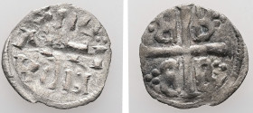 Anonymous. “Politikon" coinage. AD 1320-1350. BI, Tornese. 0.51 g. 16.25 mm.
Obv: Palaeologan tetragrammatic cross.
Rev: ⧾ ΠOΛITIKON in three lines. 
...