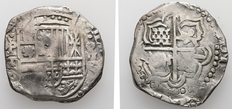 Spain. AR, 4 Reales. 14.06 g. 31.31 mm. 
Obv: Crowned arms.
Rev: Cross with cast...