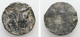 Bronze volleyball medallion (20th century)
Weight: 12.57 g.
Diameter: 33.68 mm.