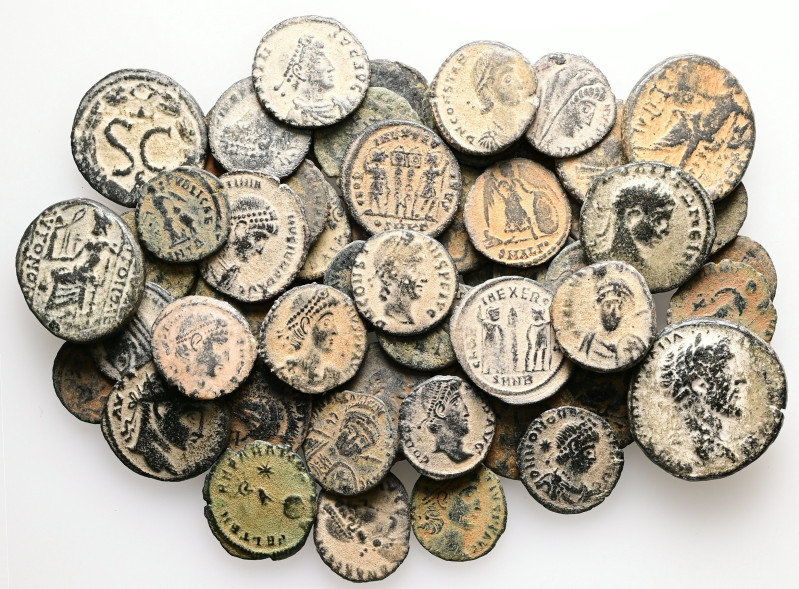Lot of 60 unclassified See picture. LOT SOLD AS IS, NO RETURNS."some coins repat...