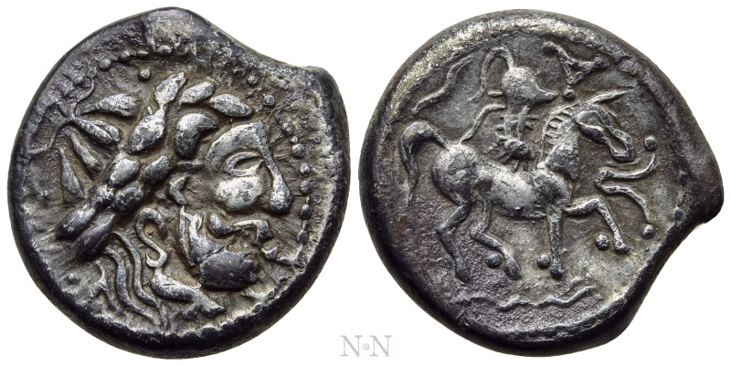 EASTERN EUROPE. Imitations of Philip II of Macedon (3rd-2nd century BC). Drachm....