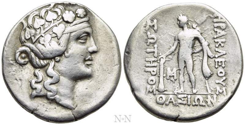 THRACE. Thasos. Tetradrachm (Circa 148-90/80 BC). 

Obv: Head of Dionysos righ...