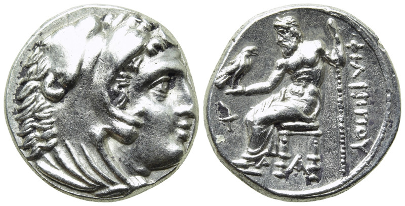 KINGS OF MACEDON. Philip III Arrhidaios (323-317 BC). Drachm. Sardeis. 

Obv: ...