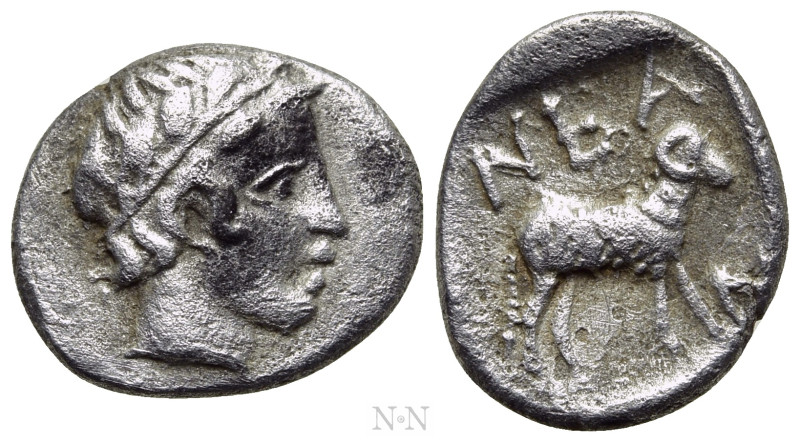 TROAS. Neandria. Obol (4th century BC). 

Obv: Laureate head of Apollo right....