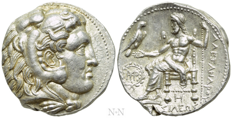 SELEUKID KINGDOM. Seleukos I Nikator (312-281 BC). Tetradrachm. Babylon I. In th...