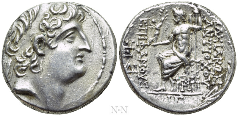 SELEUKID KINGDOM. Antiochos VIII Epiphanes (Grypos) (121/0-97/6 BC). Tetradrachm...