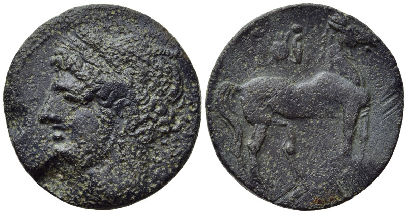 ZEUGITANIA. Carthage. BI Dishekel (Circa 264-241 BC). 

Obv: Head of Tanit lef...