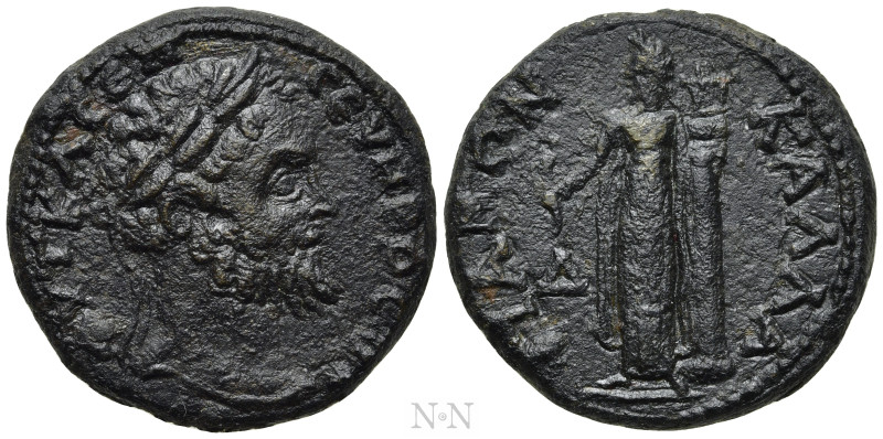 MOESIA INFERIOR. Callatis. Septimius Severus (193-211). Ae Tetrassarion. 

Obv...