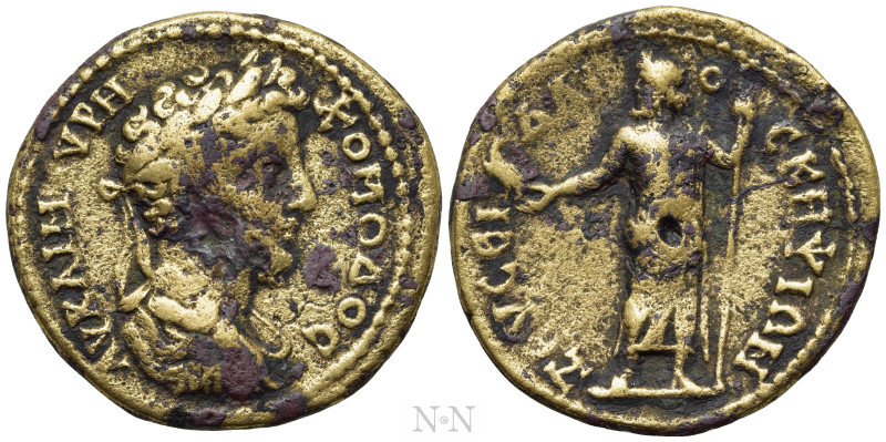 TROAS. Scepsis. Commodus (177-192). Ae. 

Obv: ΑΥ ΚΑΙ Μ ΑΥΡΗ ΚΟΜΟΔΟϹ. 
Laurea...