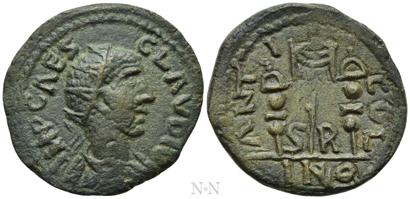 PISIDIA. Antioch. Claudius II Gothicus (268-270). Ae. 

Obv: IMP CAES CLAVDIV....