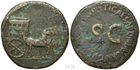 TIBERIUS (14-37). Sestertius. Rome