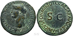 GERMANICUS (Died 19). As. Rome. Struck under Caligula