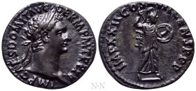 DOMITIAN (81-96). Denarius. Rome