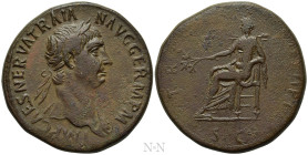 TRAJAN (98-117). Sestertius. Rome