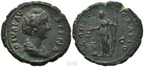 DIVA FAUSTINA I (Died 140/1). As. Rome