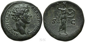 MARCUS AURELIUS (Caesar, 139-161). Sestertius. Rome