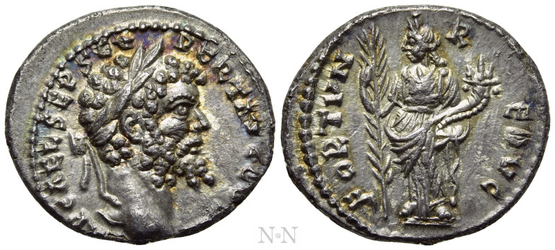 SEPTIMIUS SEVERUS (193-211). Denarius. Emesa. 

Obv: IMP CAE L SEP SEV PERT AV...