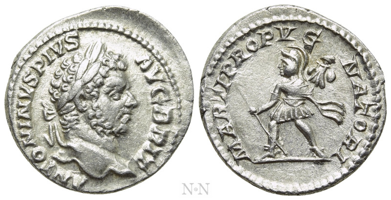 CARACALLA (198-217). Denarius. Rome. 

Obv: ANTONINVS PIVS AVG BRIT. 
Laureat...