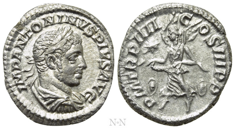 ELAGABALUS (218-222). Denarius. Rome. 

Obv: IMP ANTONINVS PIVS AVG. 
Laureat...