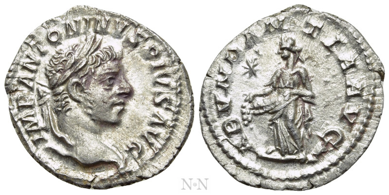 ELAGABALUS (218-222). Denarius. Rome. 

Obv: IMP ANTONINVS PIVS AVG. 
Laureat...